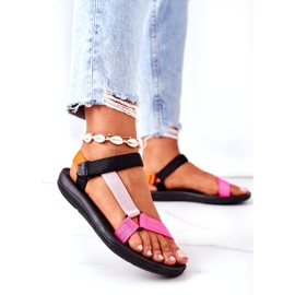 MSMG Women's Sports Sandals Multicolor pink 2