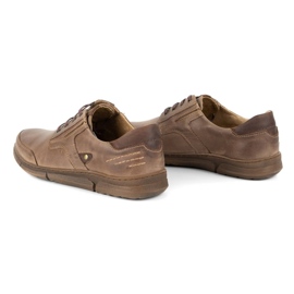 Polbut Casual men's shoes J55 brown 5