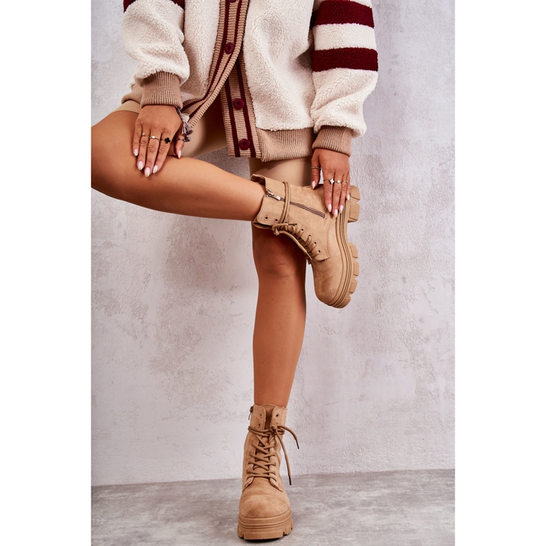 PS1 Camel Marley Suede Booties brown 2