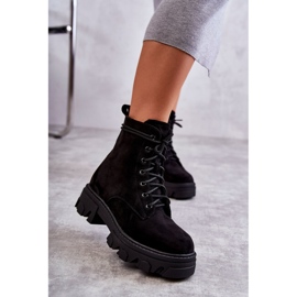 PG1 Suede Warm Boots Workers Black Darvin 1