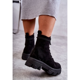 PG1 Suede Warm Boots Workers Black Darvin 2