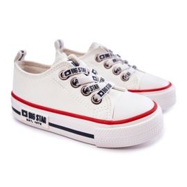Children's Leather Sneakers Big Star KK374042 White 1