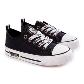 Children's Leather Sneakers Big Star KK374039 Black 1