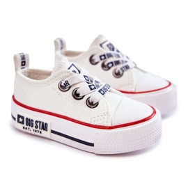 Children's Leather Sneakers Big Star KK374040 White 1