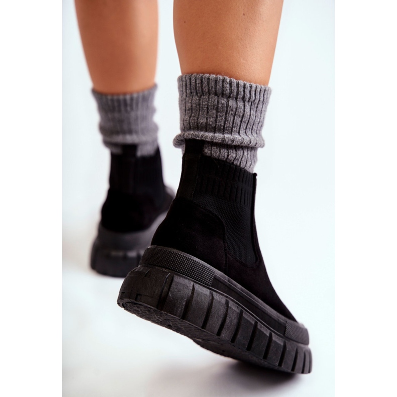 FB2 Fashionable Slip-On Boots On The Black Jenna Platform 2