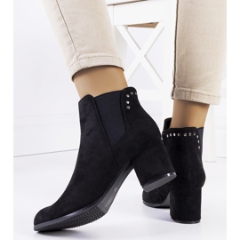 Black ankle boots on the Runswick post 2