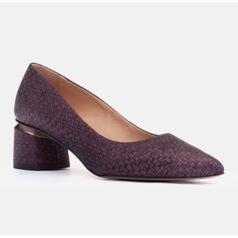 Marco Shoes Suede pumps purple 1