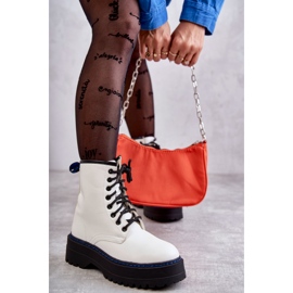 Women's Tied Boots Glany White Callie 2