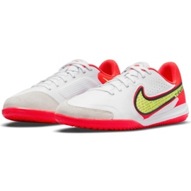 Nike Tiempo Legend 9 Academy Ic Jr DA1329 176 soccer shoes yellow, white, multicolor white 1