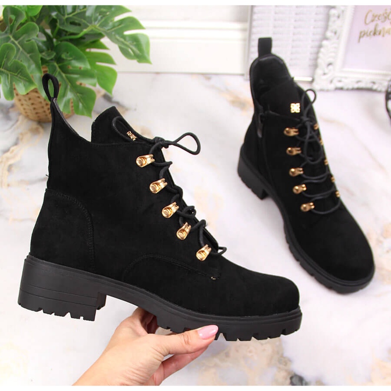 S.Barski Black S. Barski suede leather boots for women 1