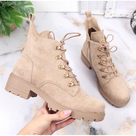 S.Barski Women's boots suede beige S. Bararski 1