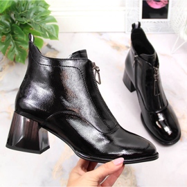 S.Barski Black patent leather boots by S. Barski 1 S.Barski Black patent leather boots by S. Barski 1