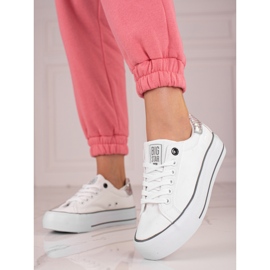 Women's Big Star sneakers KK274037 white 1
