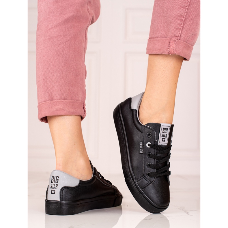 Women's Big Star EE274314 sneakers black 1