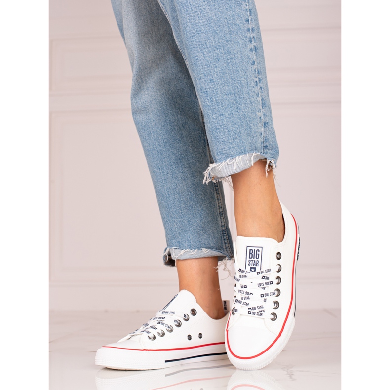 Women's Big Star KK274095 sneakers white 2