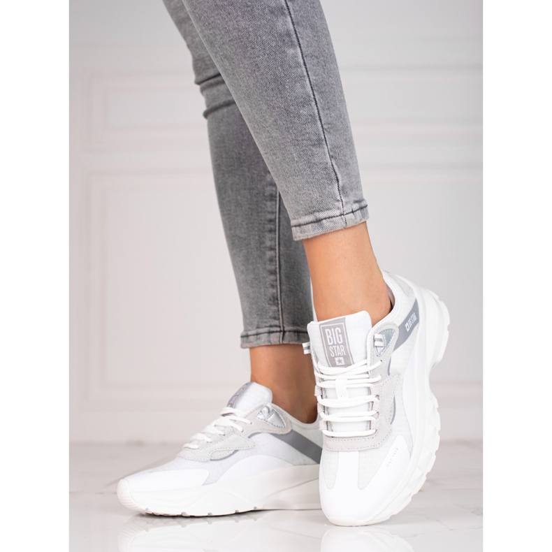 Women's Big Star sneakers KK274057 white 2