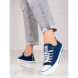 Women's Big Star sneakers KK274103 blue 1 Women's Big Star sneakers KK274103 blue 1