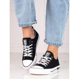 Women's Big Star sneakers KK274102 black 1
