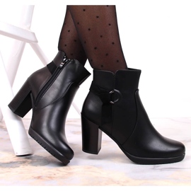Black women's high heels boots by Sergio Leone 1