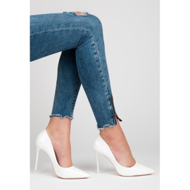 Comer White Lacquered Pins 2