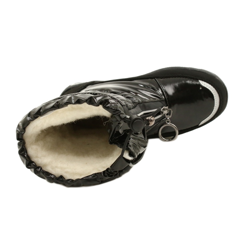 Snow boots for children Miss Evento 21DZ23-4324 Black 10