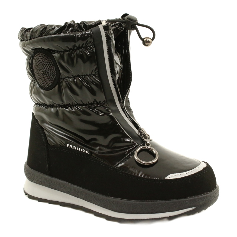 Snow boots for children Miss Evento 21DZ23-4324 Black 9