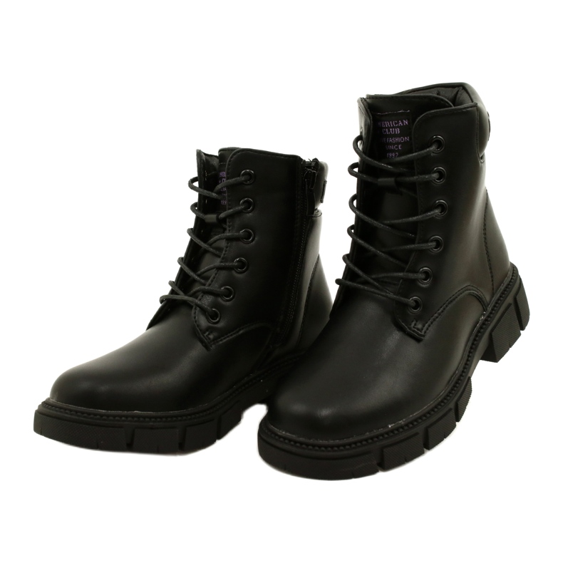 American Club American High Workers Warm Boots black 2