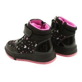 American Club American Boots Warm boots XD66 Black pink 5