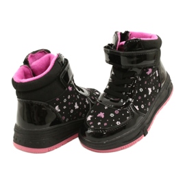American Club American Boots Warm boots XD66 Black pink 3