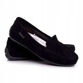 EVE Women's Black Loafers Suede Morreno 3 EVE Women's Black Loafers Suede Morreno 3