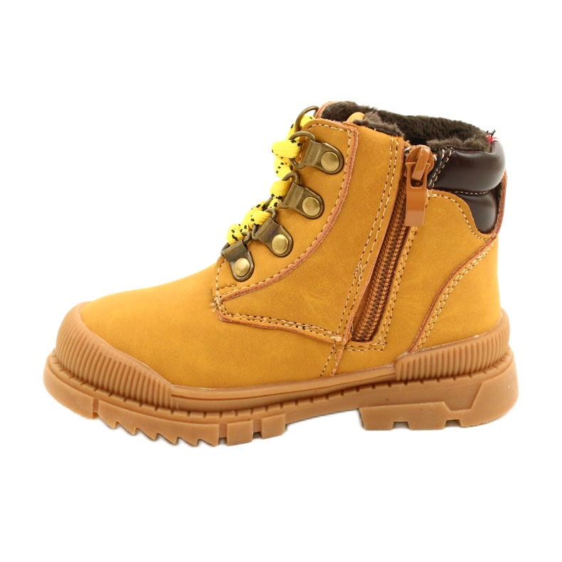 Trappers With fur News 22DZ23-5256 Camel yellow 1