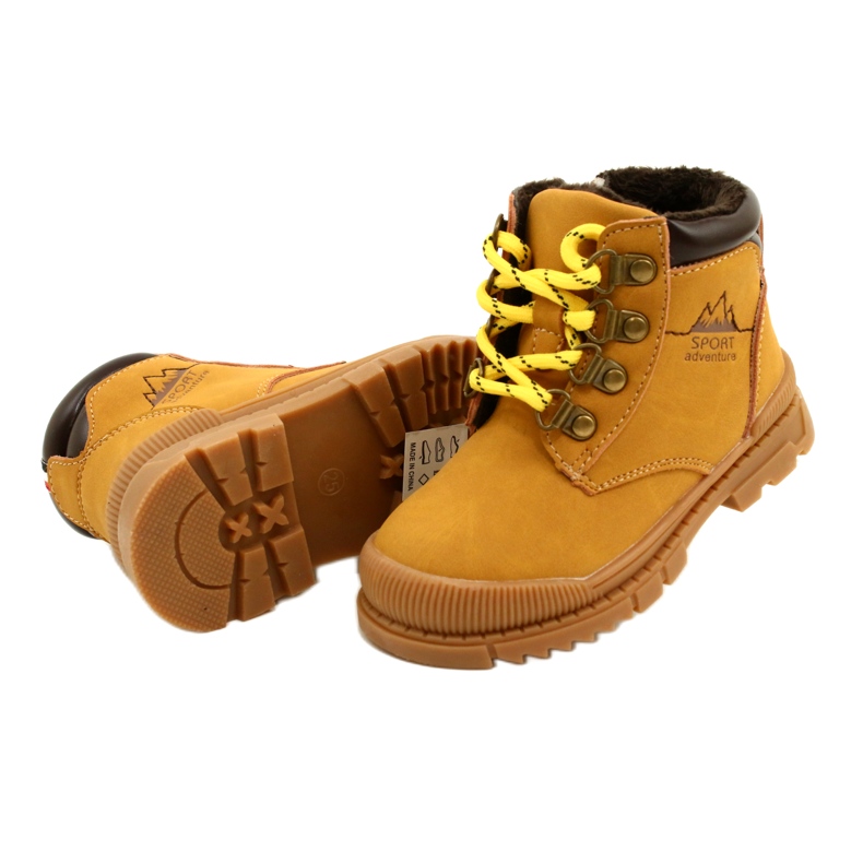 Trappers With fur News 22DZ23-5256 Camel yellow 4