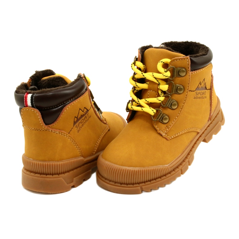 Trappers With fur News 22DZ23-5256 Camel yellow 3