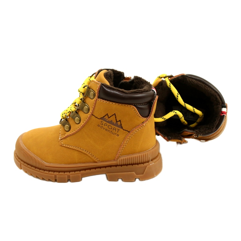 Trappers With fur News 22DZ23-5256 Camel yellow 5