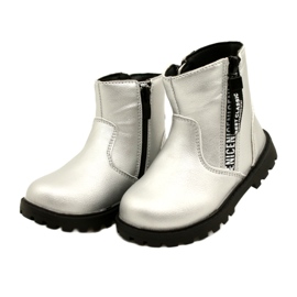 Silver boots for girls miss 22dz23-5268 2 Silver boots for girls miss 22dz23-5268 2