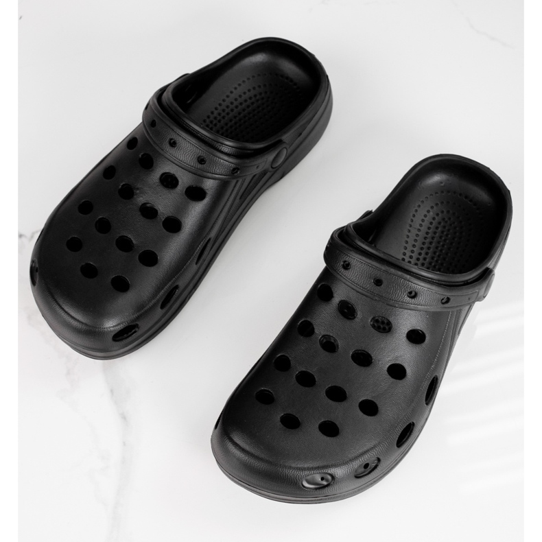 Light men's Shelovet black slippers 1 Light men's Shelovet black slippers 1