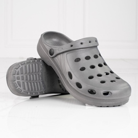 Light men's Shelovet gray slippers grey 1