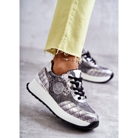 Women's Sport Shoes On Wedge GOE KK2N4083 Silver 1 Women's Sport Shoes On Wedge GOE KK2N4083 Silver 1