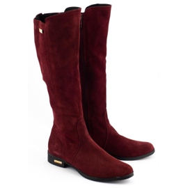 Olivier Fashionable boots Klara burgundy red 2 Olivier Fashionable boots Klara burgundy red 2