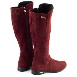 Olivier Fashionable boots Klara burgundy red 3