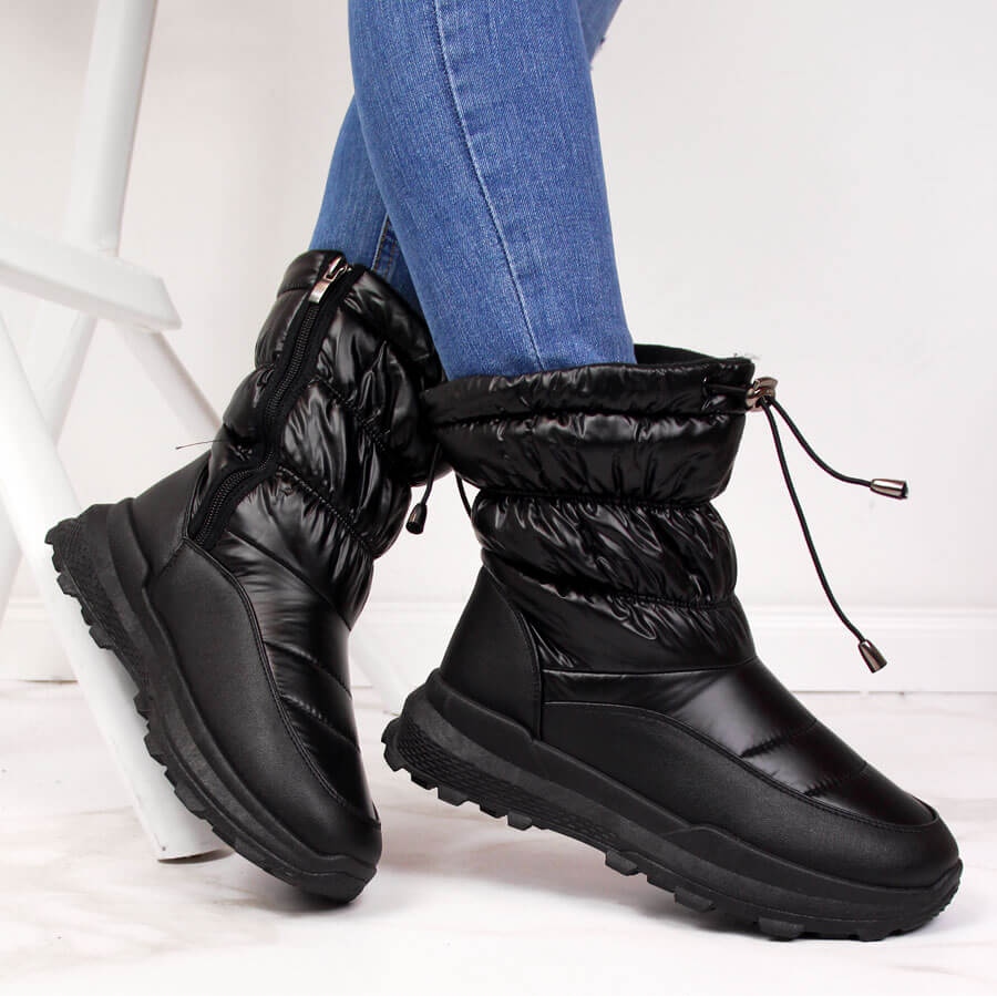 Ladies black winter shoes shop
