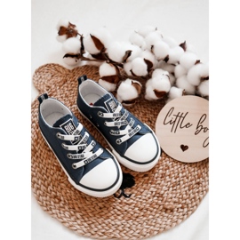 Children's Material Sneakers Big Star KK374070 Navy Blue 1