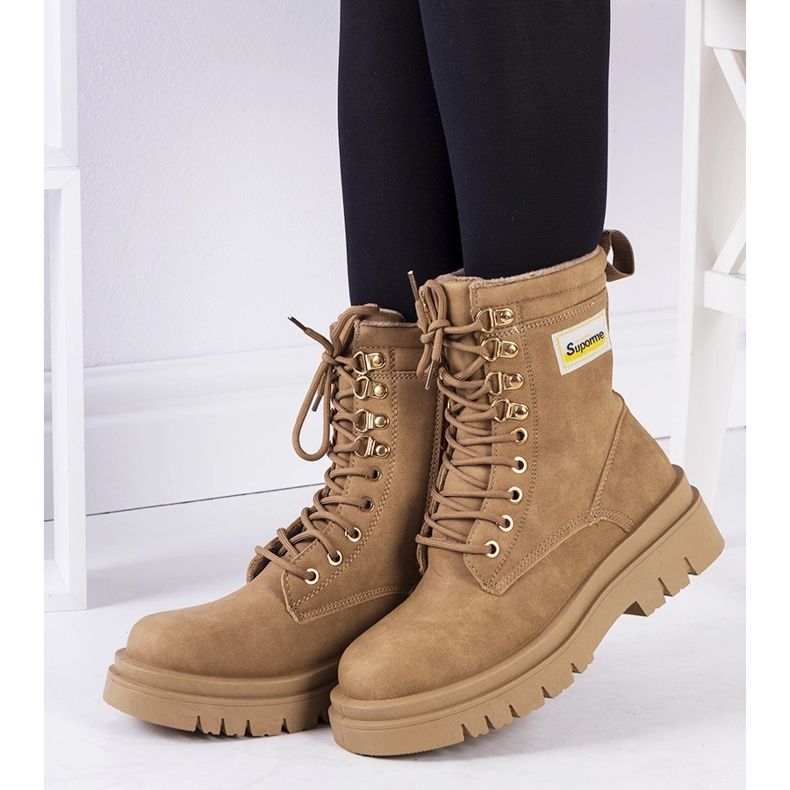 Cofer matte beige boots 1