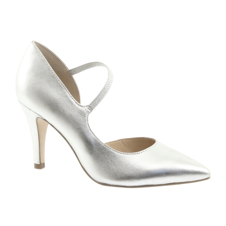 Pumps with a belt Caprice 24402 silver 2 Pumps with a belt Caprice 24402 silver 2