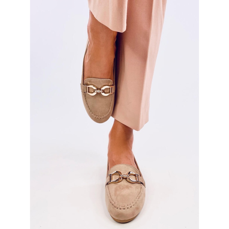 BM Catalina Khaki women's loafers beige 1