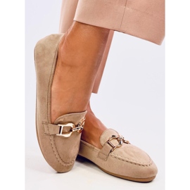 BM Catalina Khaki women's loafers beige 2