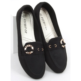Arun Black women's loafers 2