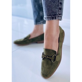PA1 Isidora Green women's loafers 2