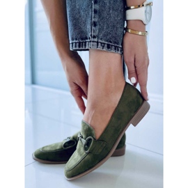 PA1 Isidora Green women's loafers 1
