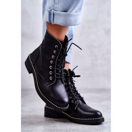 PG1 Women's Boots With Studs Black Rostill 2